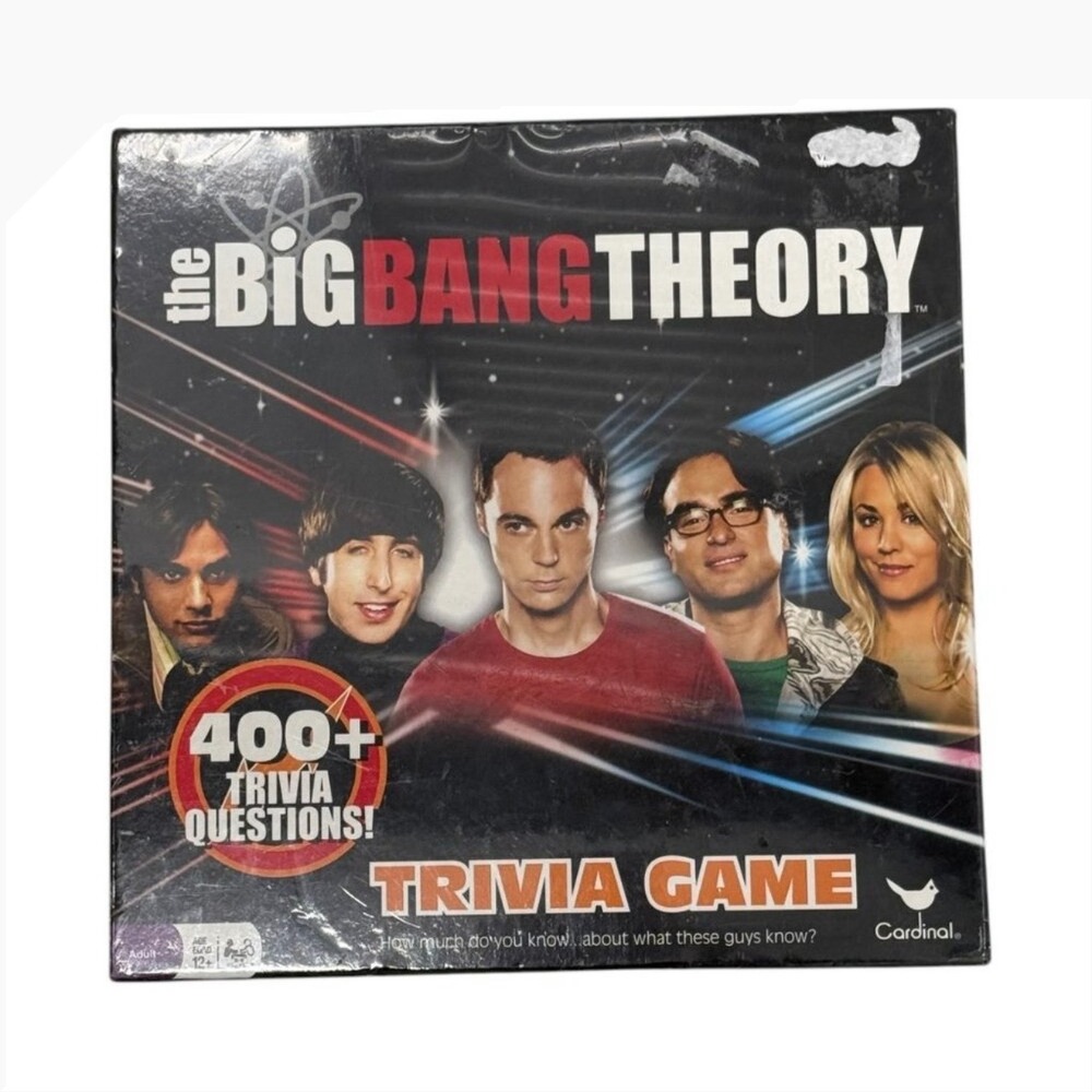 The Big Bang‎ Theory Trivia Board Game Cardinal Industries 400+ Questions Sealed